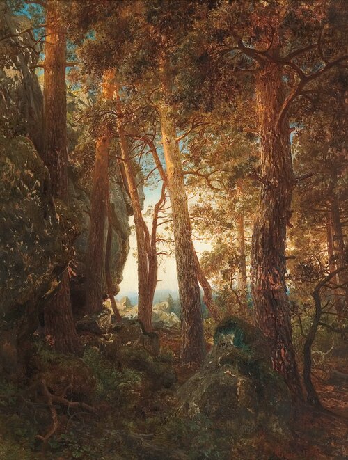 Skogsinteriør 1850