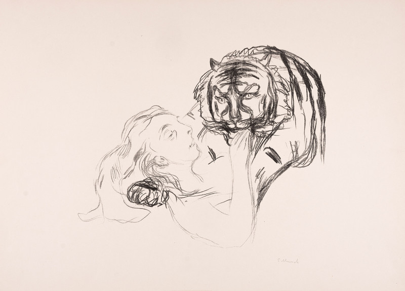 Munch, Edvard (1863-1944), Solgt som kat. 1: Tigeren (1908-09)*