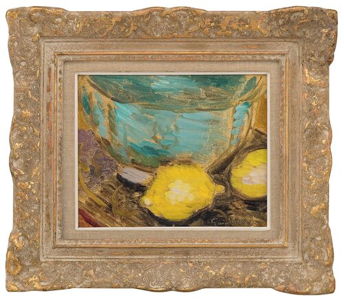 Still Life with lemons and bowl