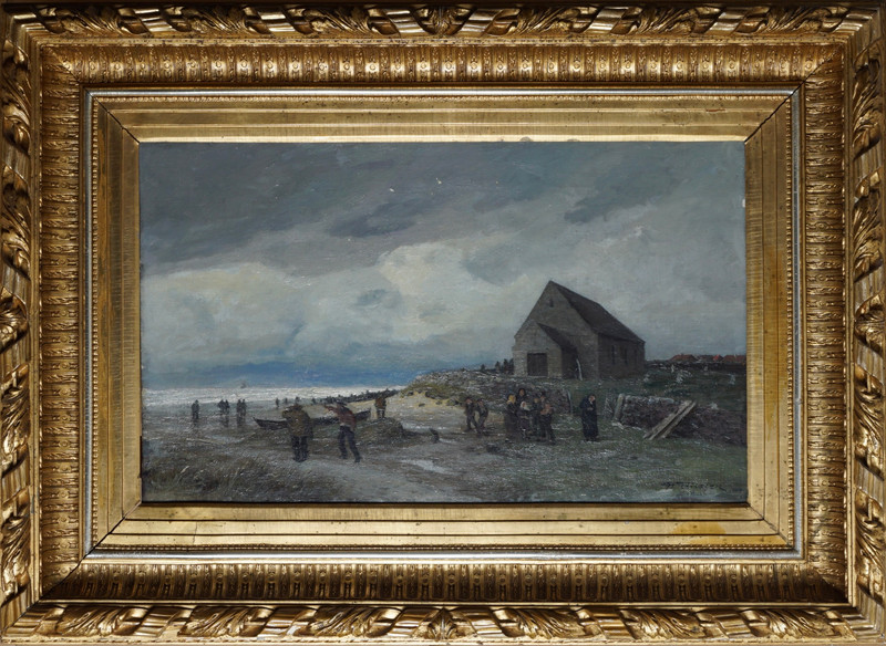 Ulfsten, Nikolai (1854-1885), Stranding på Jæren 1884