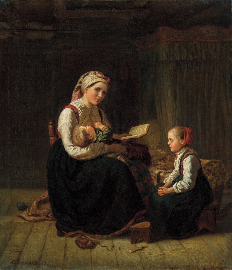 Morens undervisning 1856