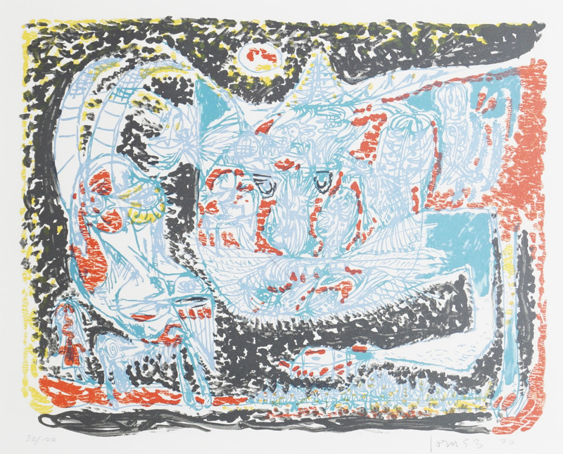 Jorn, Asger (1914-1973), Silkeborg-suiten (7 trykk) 1953-1970
