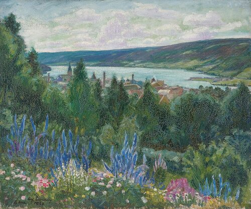 Utsikt over Lillehammer 1920