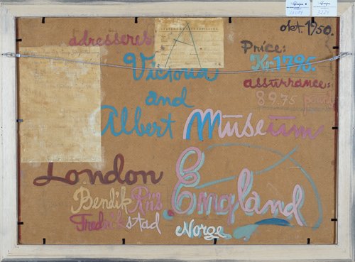 Riis, Bendik, Still Life: Seks pærer 1950, 1950