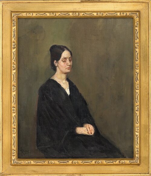 Kvinneportrett 1901