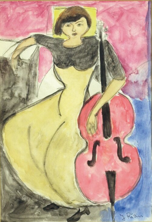 Kvinne med cello