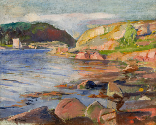 Munch, Edvard, Tønsbergfjorden (1888)