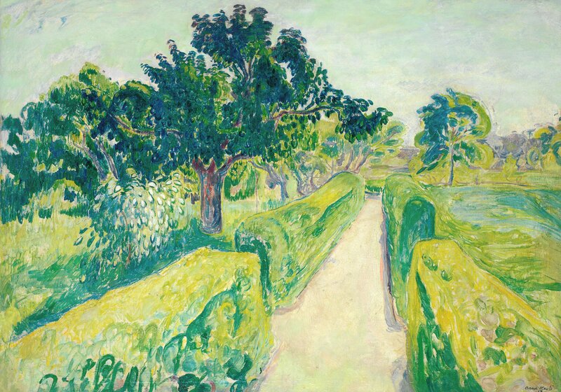 Kavli, Arne (1878-1970), Solskinn i hagen 1913*