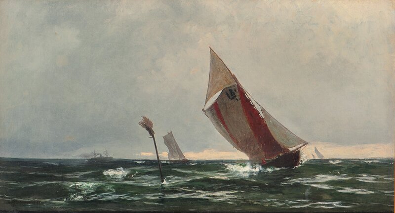 Losbåt, slørende 1874