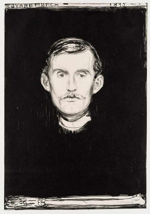 Munch, Edvard, Selvportrett (1895)
