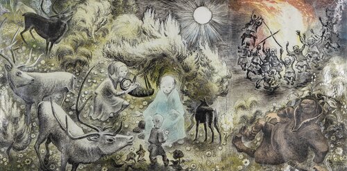 Johnson, Kaare Espolin, Lappens drøm/Barndomsminne fra Finnmark 1935, 1935