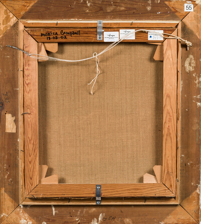 Fjell, Kai (1907-1989), Liggende akt på seng 1958