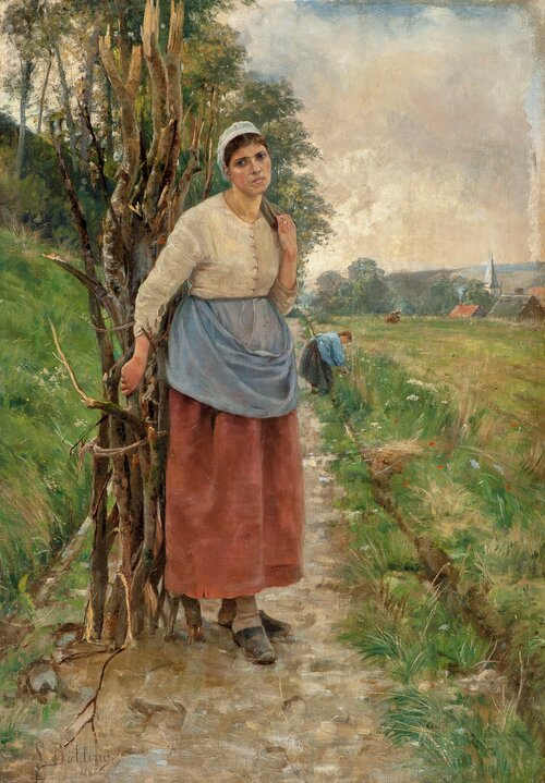 Tired. Farmer's Wife from Normandie 1888