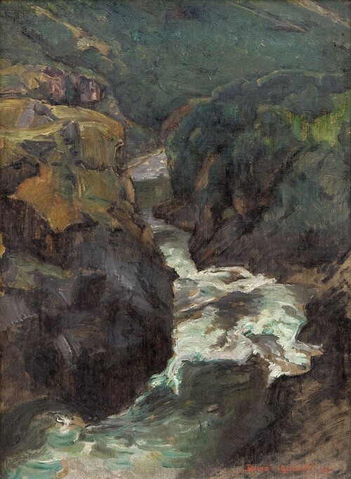 From the river Driva 1895