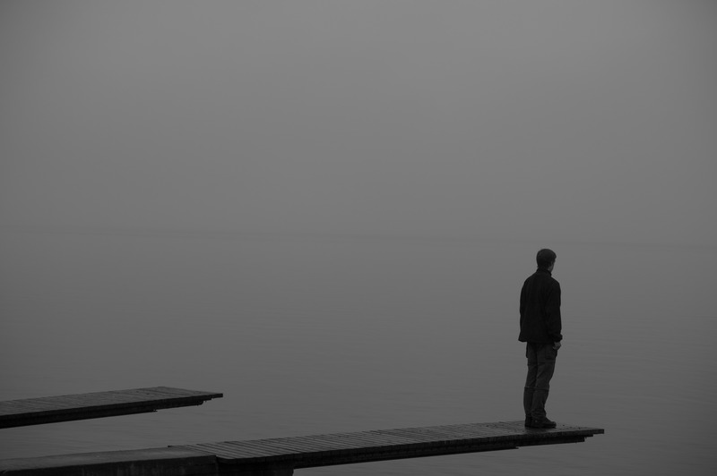 No title (Pier with Man)