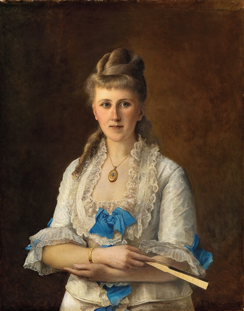 Kvinneportrett 1877