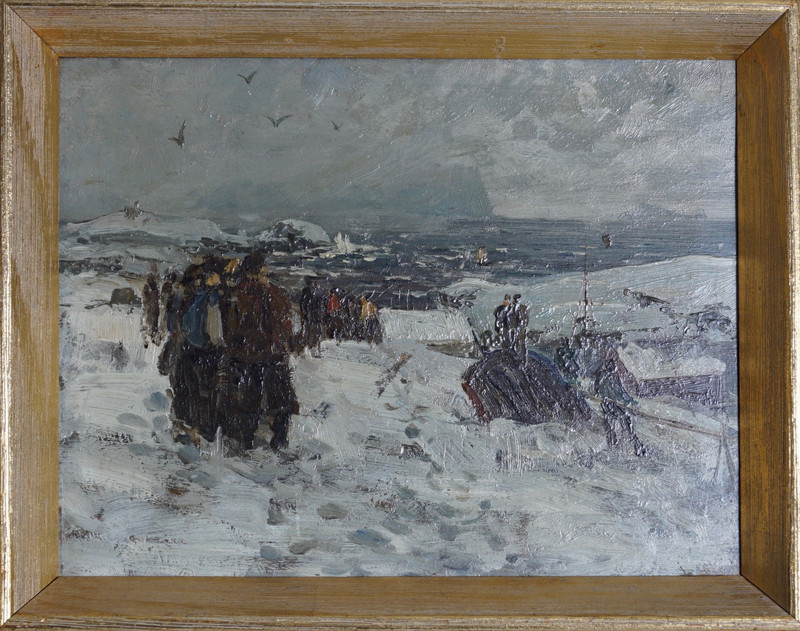 Berg, Gunnar (1863-1893), Fiskere ser i været