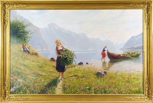 Folkeliv i Vestlandsfjord