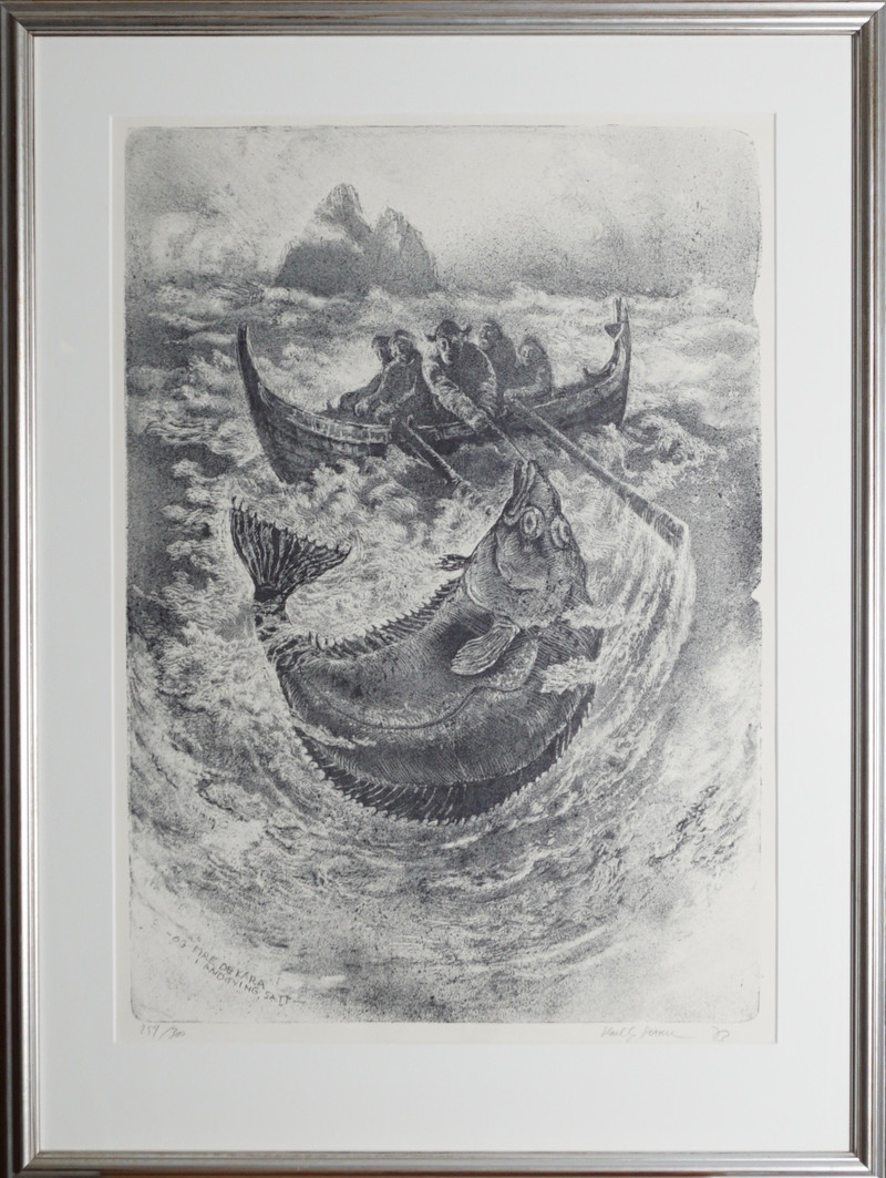 Harr, Karl-Erik (1940-), And Four Men in Andøying They Sat 1973