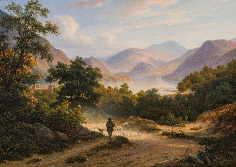 Fearnley, Thomas (1802-1842), Europeisk landskap 1838