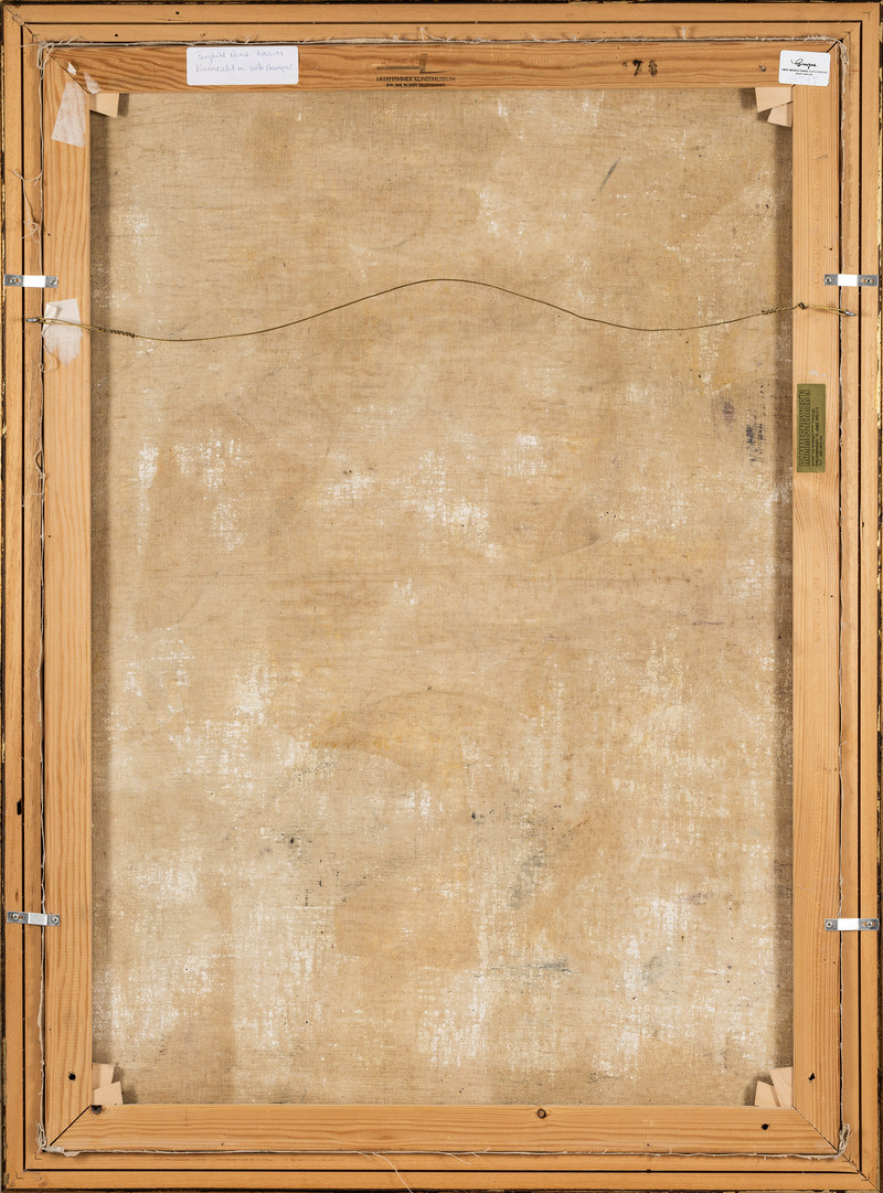 Lærum, Borghild Røed (1877-1959), Kvinneakt med sorte strømper 1913-14