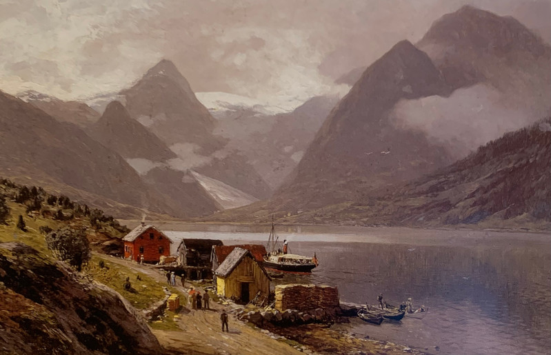 Fjærlandsfjorden sett fra Mundal 1897