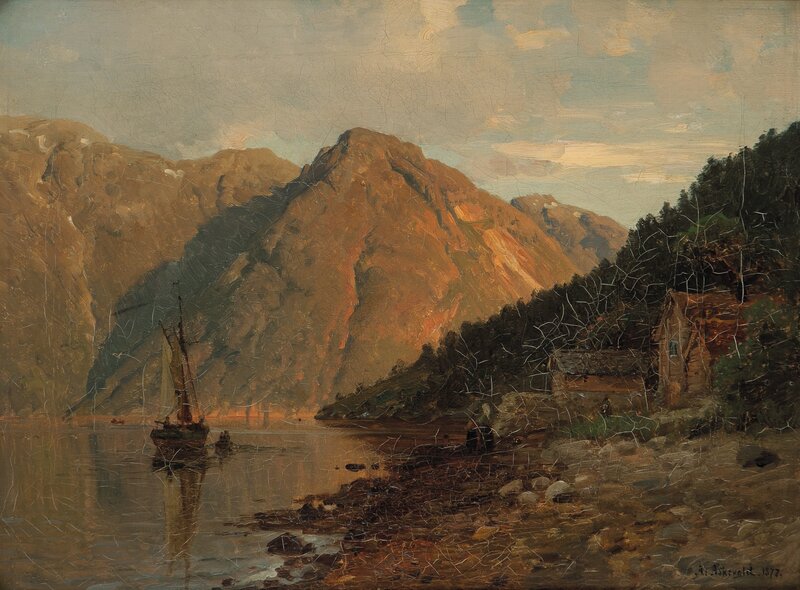 Ved Utne i Hardanger 1877