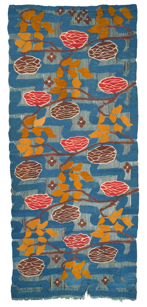 Roses on Blue