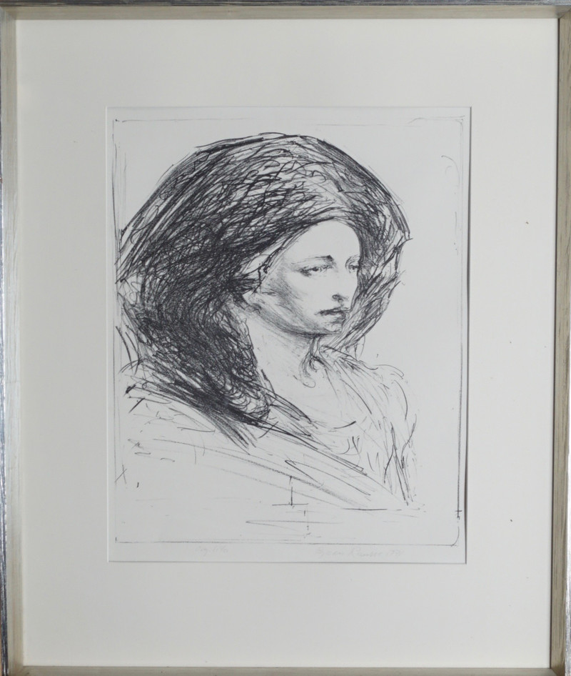 Ransve, Bjørn (1944-), Hode 3/4 profil 1971