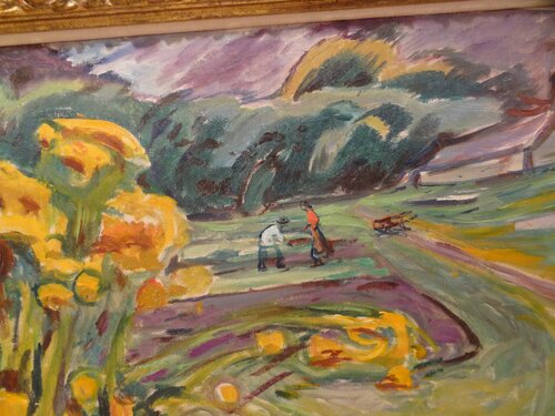 Munch, Edvard, Høstarbeid ved drivhuset