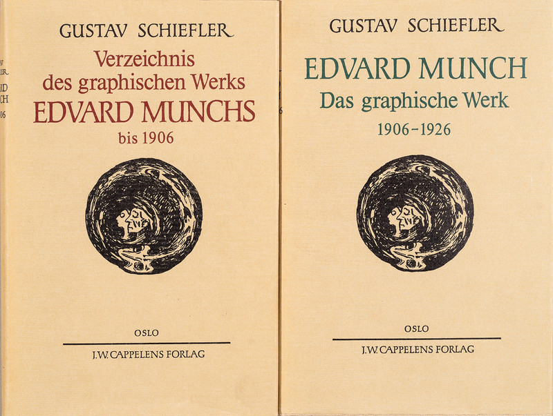 Curt Glaser «Edvard Munch» (1917) med Mannshode (1906)