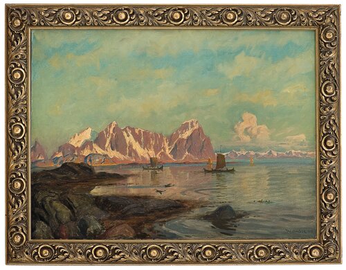 Kystlandskap fra Nordland 1905
