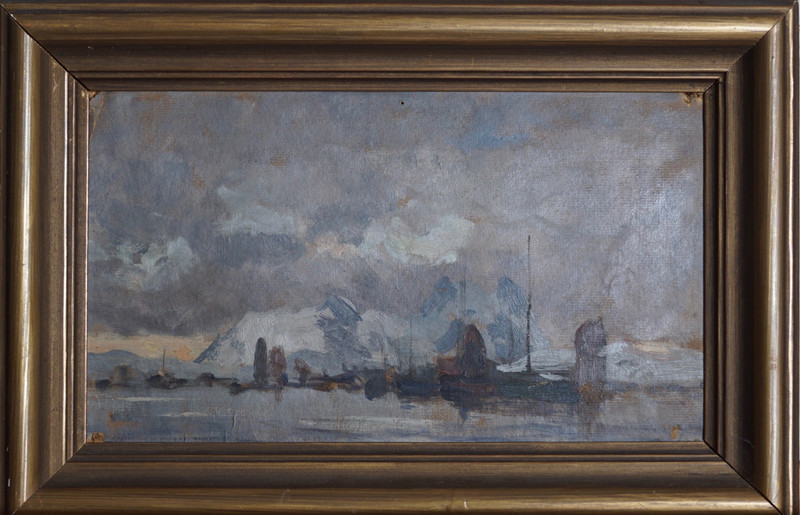 Berg, Gunnar (1863-1893), Sketch from Lofoten