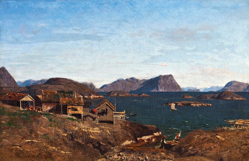 Fiskevær i Lofoten 1873