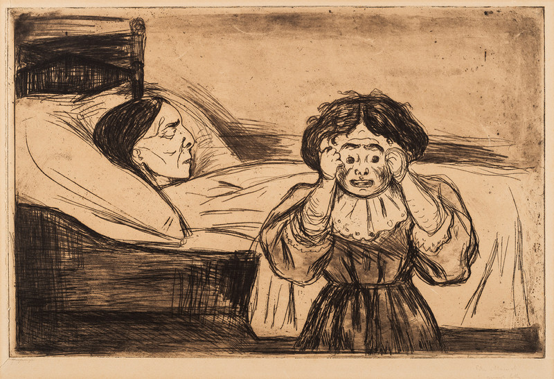 Munch, Edvard (1863-1944), Den døde mor og barnet (1901)