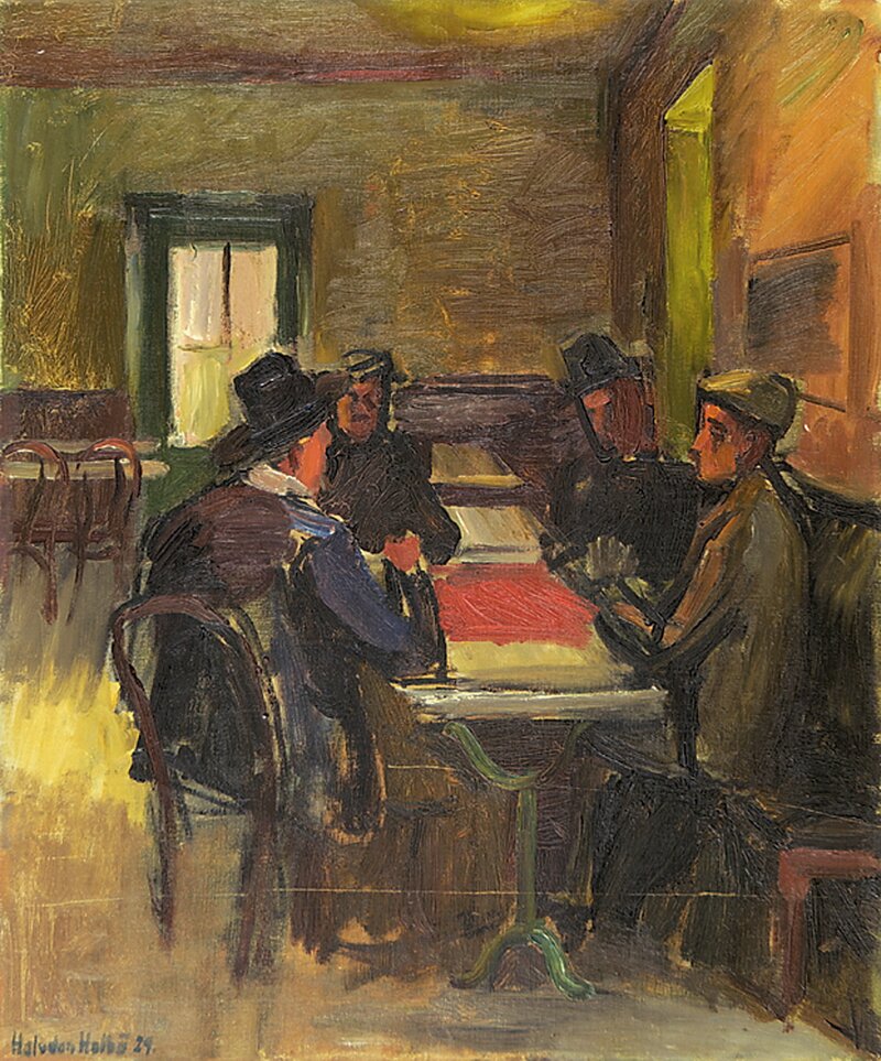 Kafeinteriør Cassis 1929