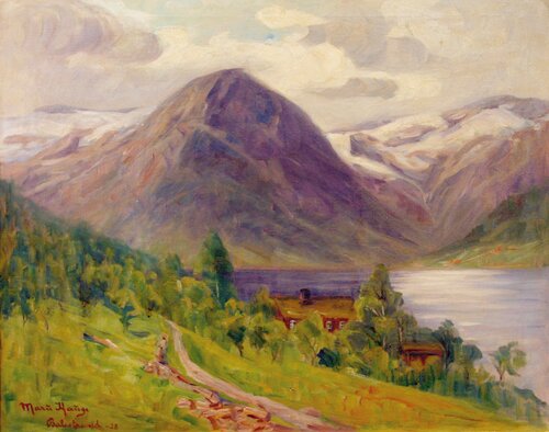 Fra Esefjorden ved Balestrand 1928