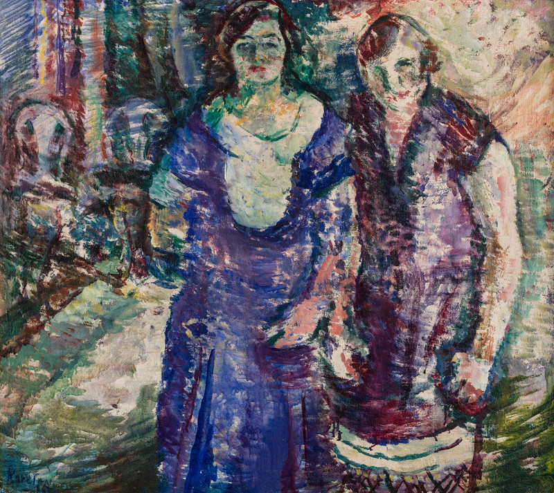 Two Women in Interior 1925