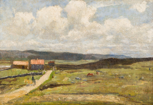 Kielland, Kitty (1843-1914), Sol og hvite skyer, ant. 1890-tallet