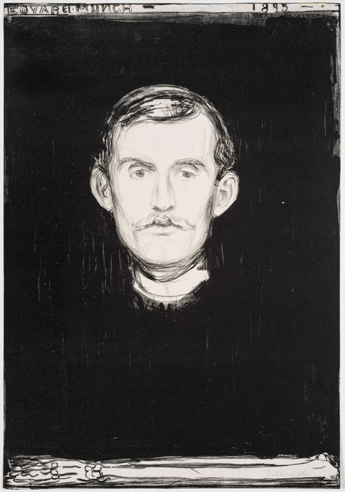 Munch, Edvard, Selvportrett (1895)