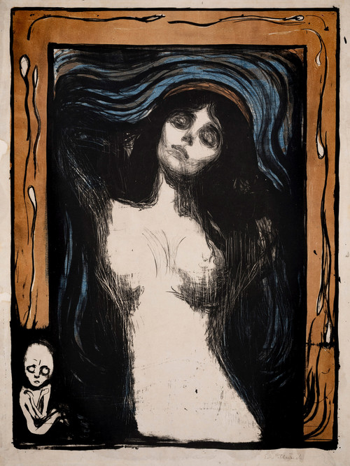 Munch, Edvard, Madonna (1895/1902)