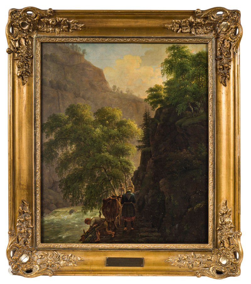 Fearnley, Thomas (1802-1842), Byklestien i Setesdal 1825