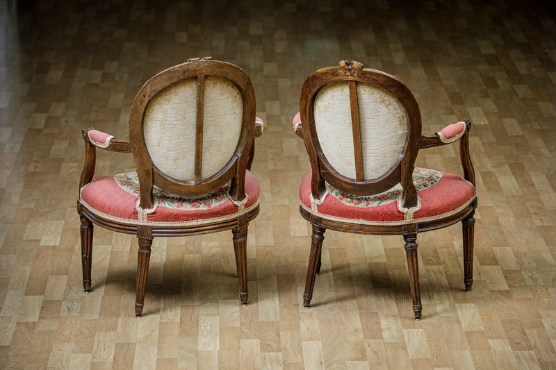 Et par Louis XVI armstoler, Frankrike, 1780-årene