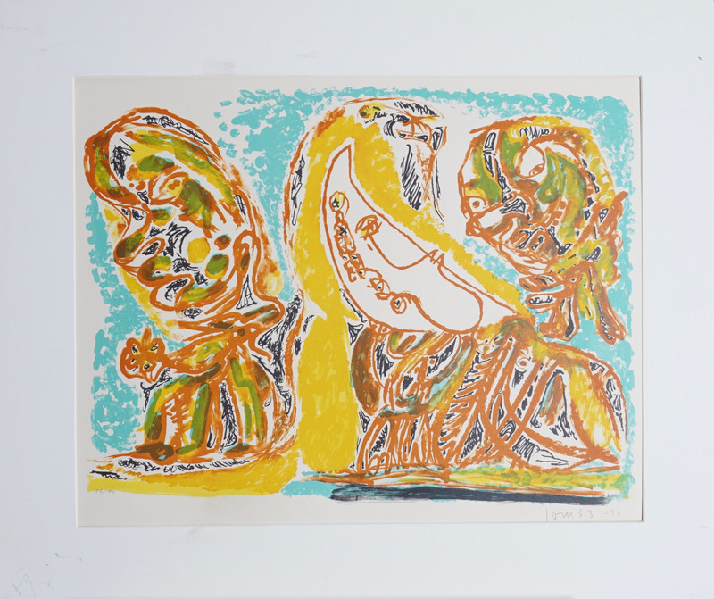 Jorn, Asger (1914-1973), Figurkomposisjon