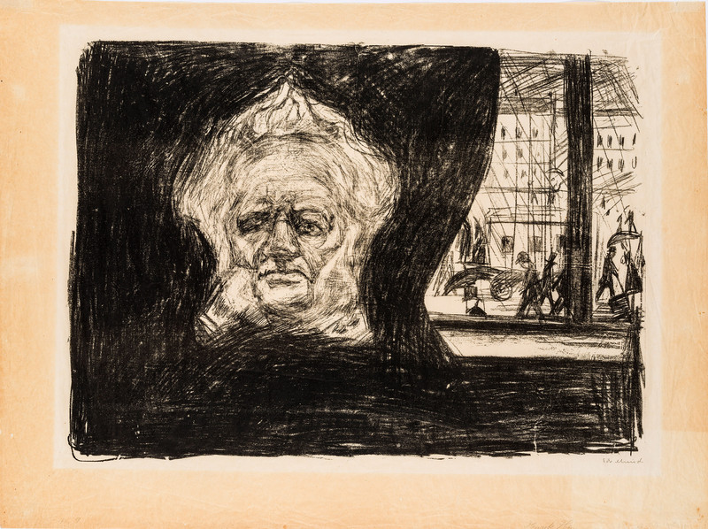 Munch, Edvard (1863-1944), Henrik Ibsen på Grand Cafe (1902)