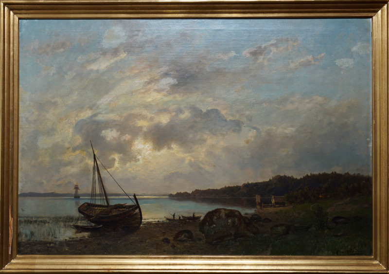 Müller, Morten (1828-1911), Kystlandskap