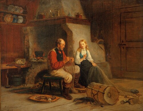 The Fisherman and his Daughter 1864