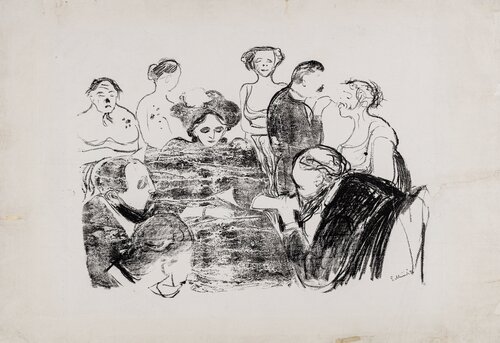 Munch, Edvard, Kvinner på hospitalet 1896, 1896