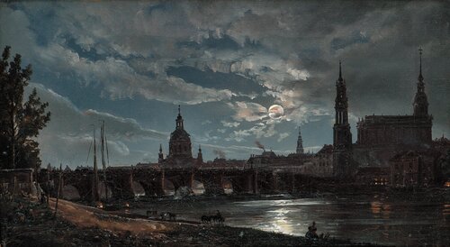 Dresden by Moonlight