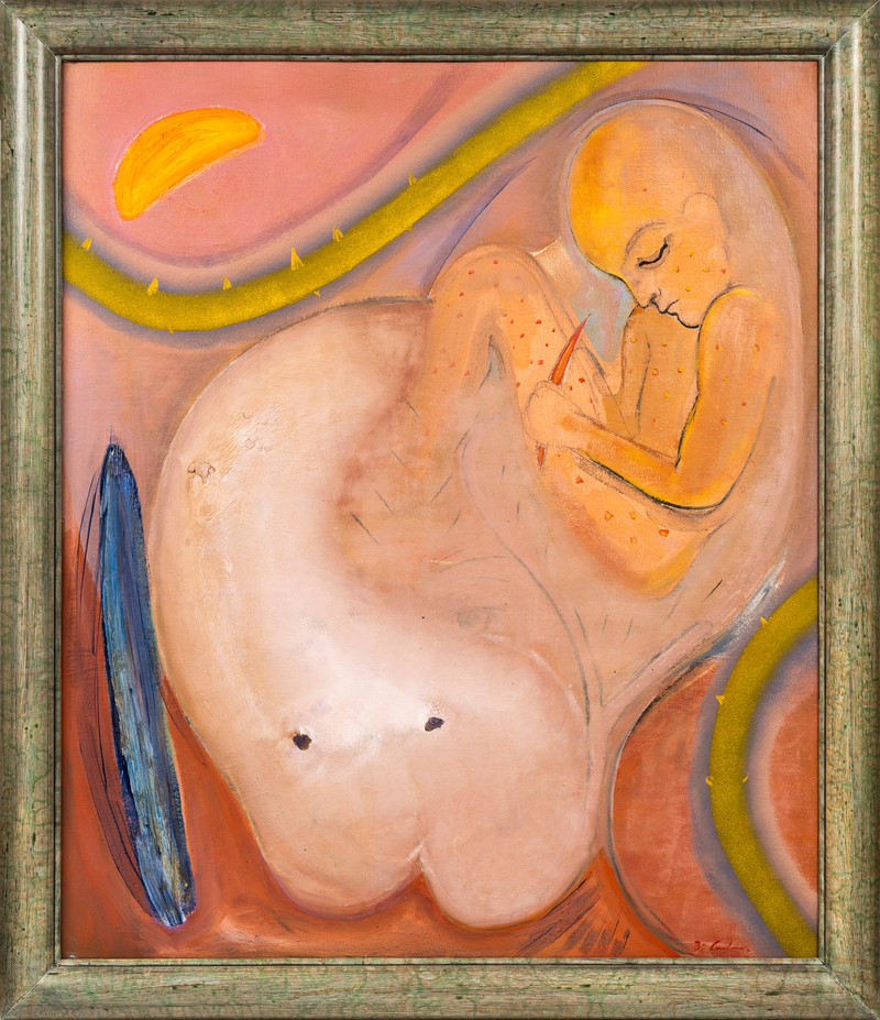 Carlsen, Bjørn (1945-), Figure Composition 1990